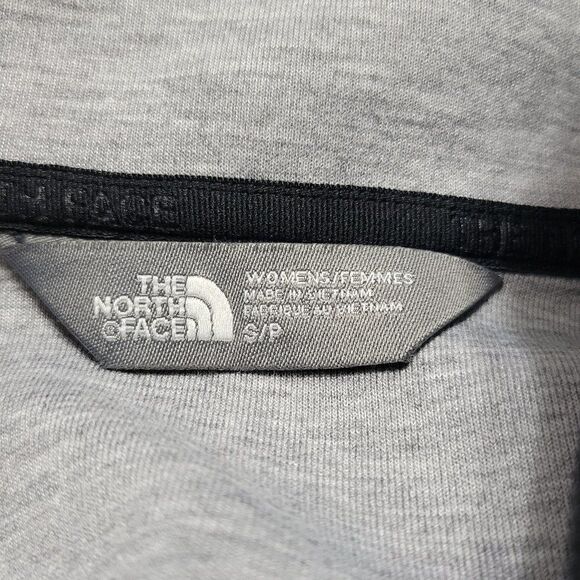 The North Face Marled Grey Lightweight Clean Beauty Casual Zip Up Jacket - Picture 7 of 9